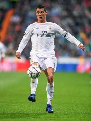 FUSSBALL CHAMPIONS LEAGUE SAISON 2015 2016 VIERTELFINALE RUECKSPIEL Real Madrid - VfL Wolfsburg 12.04.2016 Cristiano Ronaldo (Real Madrid) 