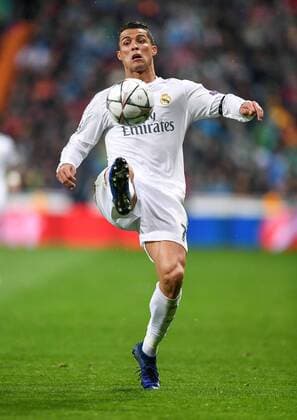 FUSSBALL CHAMPIONS LEAGUE SAISON 2015 2016 VIERTELFINALE RUECKSPIEL Real Madrid - VfL Wolfsburg 12.04.2016 Cristiano Ronaldo (Real Madrid) 