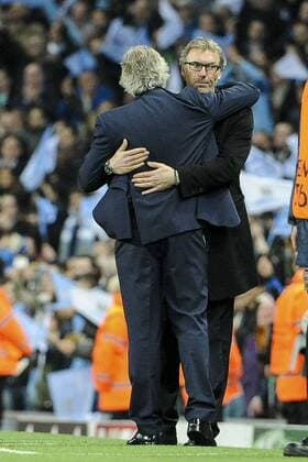 LAURENT BLANC (ENTRAINEUR PSG) - DECEPTION FOOTBALL : Manchester City vs Paris St. Germain (PSG) - Champions League - 12 04 2016 FEPx 