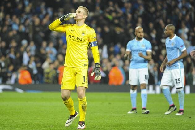 JOE HART (man) - JOIE FOOTBALL : Manchester City vs Paris St. Germain (PSG) - Champions League - 12 04 2016 FEPx 