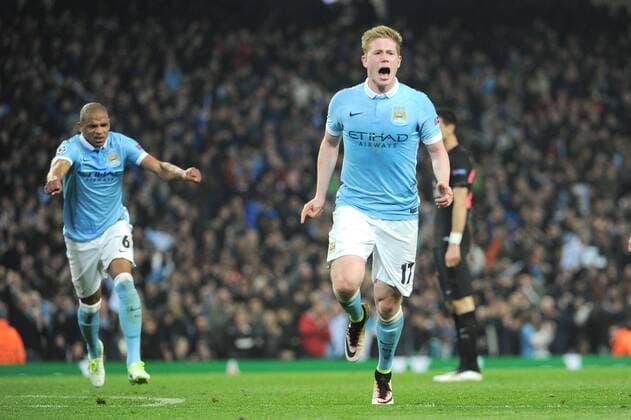 Kevin De Bruyne (man) - JOIE FOOTBALL : Manchester City vs Paris St. Germain (PSG) - Champions League - 12 04 2016 FEPx 