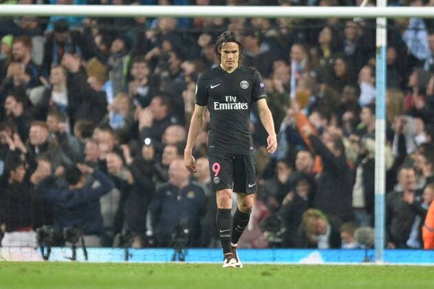 EDINSON CAVANI (psg) - DECEPTION FOOTBALL : Manchester City vs Paris St. Germain (PSG) - Champions League - 12 04 2016 AnthonyBIBARD FEPx 