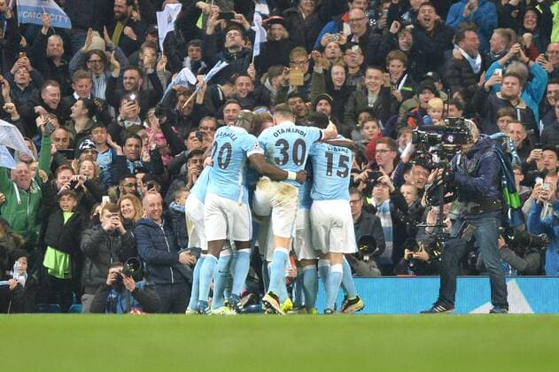 EQUIPE DE FOOTBALL DE MANCHESTER CITY - JOIE FOOTBALL : Manchester City vs Paris St. Germain (PSG) - Champions League - 12 04 2016 AnthonyBIBARD FEPx 