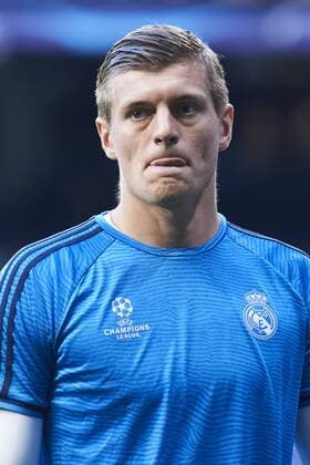 April 12, 2016 - Madrid, Spain - Toni Kroos (midfielder; Real Madrid) in action during the UEFA Champions League quarter-final second leg football match between Real Madrid vs Wolfsburg at Santiago Bernabeu on April 12, 2016 in Madrid Real Madrid vs Wolfsburg. UEFA Champions League quarter-final  - ZUMAg15_