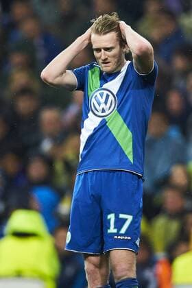 12.04.2016, xslx, Fussball UEFA Champions League, Real Madrid - VfLWolfsburg, emspor, v.l. Andre Schuerrle (VFL Wolfsburg)