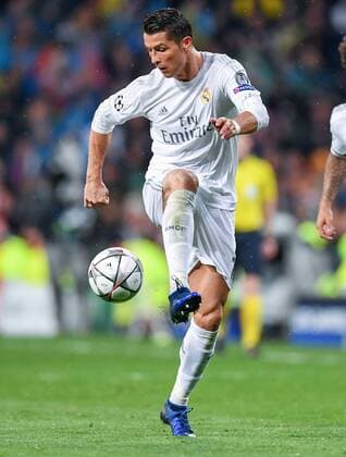 FUSSBALL CHAMPIONS LEAGUE SAISON 2015 2016 VIERTELFINALE RUECKSPIEL Real Madrid - VfL Wolfsburg 12.04.2016 Cristiano Ronaldo (Real Madrid) 