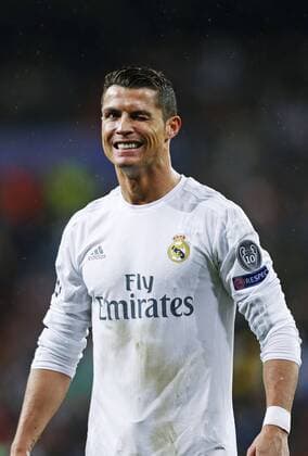 Cristiano Ronaldo (Real), APRIL 12, 2016 - Football Soccer : UEFA Champions League Quarter-finals, 2nd leg match between Real Madrid 3-0 VfL Wolfsburg at Estadio Santiago Bernabeu in Madrid, Spain. Noxthirdxpartyxsales  (oqma018921)