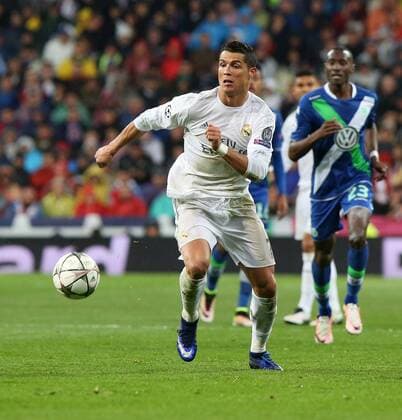 Madrid Real Madrid vs VfL, CL Madrid, Spanien. 12.04.2016, FUßBALL - Real Madrid vs VfL Wolfsburg, Viertelfinale, Champions League, Saison 2015-2016, Estadio Santiago Bernabeu. Bild zeigt: Cristiano Ronaldo (Real Madrid)