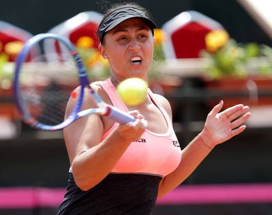 TENNIS - ITF, Fed Cup KAIRO,EGYPT,13.APR.16 - TENNIS - ITF, Fed Cup, Europe Africa Zone II, Group 1, Egypt vs Austria. Image shows Tamira Paszek (AUT). GEPAxpictures xWalterxLuger