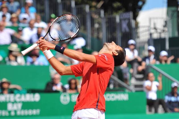 Bilder des Tages - SPORT Jiri Vesely (Cze) def Novak Djokovic (Ser) TENNIS : Monte Carlo 2016 - 13 04 2016 TennisMagazinex 