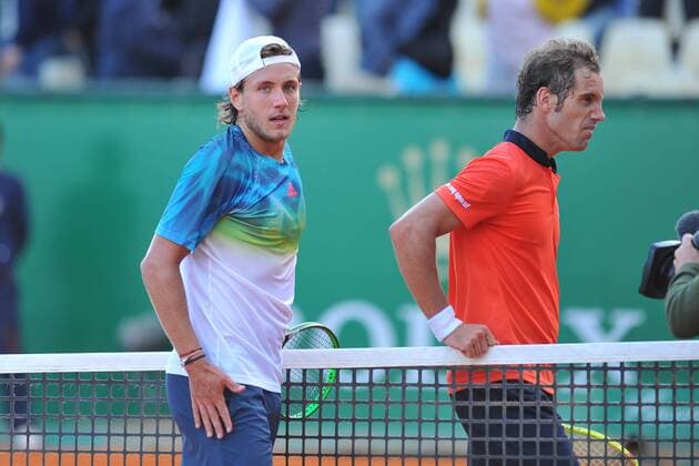 Lucas Pouille (Fra) vs Richard Gasquet (Fra) TENNIS : Monte Carlo 2016 - 13 04 2016 TennisMagazinex 