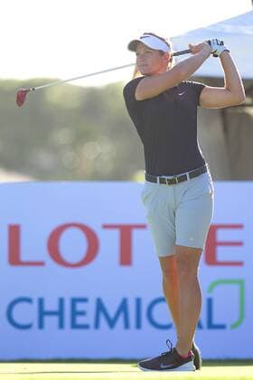 April 13, 2016 - Suzann Pettersen hits her tee shot on the 10th hole during the first round of the Lotte Championship presented by Hershey at Ko Olina Golf Club in Kapolei, HI LPGA Golf Damen Golf 2016: Lotte Championship APR 13 - ZUMAc04_