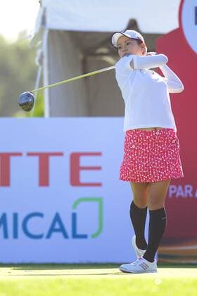 April 13, 2016 - Ai Miyazato watches her tee shot on the 10th hole during the first round of the Lotte Championship presented by Hershey at Ko Olina Golf Club in Kapolei, HI LPGA Golf Damen Golf 2016: Lotte Championship APR 13 - ZUMAc04_
