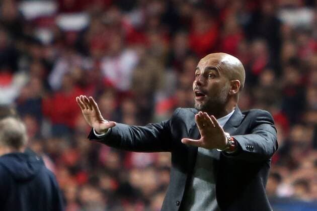 April 13, 2016 - Lisbon, Portugal - Bayern Munich s Spanish head coach Pep Guardiola during the UEFA Champions League quarter-final second leg football match between SL Benfica and FC Bayern Munich at the Luz stadium in Lisbon on April 13, 2016. UEFA Champions League quarter-final second leg football match SL Benfica vs FC Bayern Munich - ZUMAf123