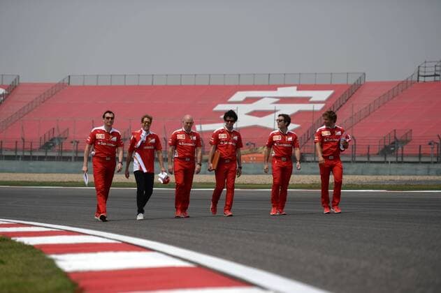 Chinese Grand Prix, Shanghai 14 - 17 April 2016 14.04.2016 - Sebastian Vettel (GER) Scuderia Ferrari SF16-H 