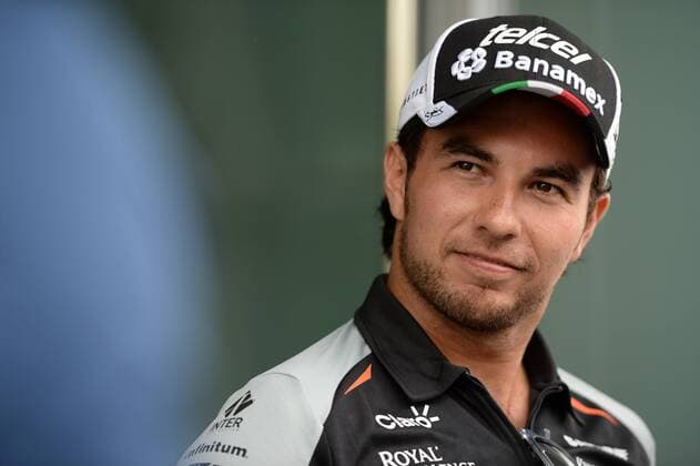 Chinese Grand Prix, Shanghai 14 - 17 April 2016 14.04.2016 - Sergio Perez (MEX) Sahara Force India F1 VJM09 
