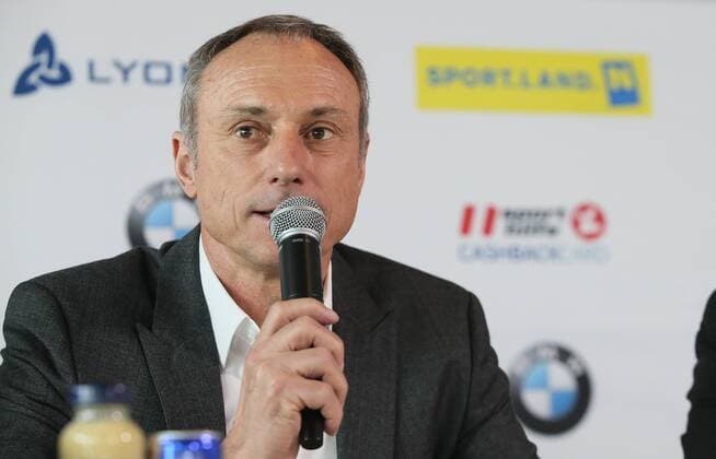 Golf, Lyoness Open, Pressekonferenz in Wien GOLF - Lyoness Open 2016 VIENNA,AUSTRIA,14.APR.16 - GOLF - PGA Golf Herren European Tour, Lyoness Open, Diamond Country Club, press conference PK Pressekonferenz Image shows CEO Anton Schutti (Sporthilfe). GEPAxpictures xMarioxKneisl