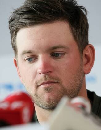 Golf, Lyoness Open, Pressekonferenz in Wien GOLF - Lyoness Open 2016 VIENNA,AUSTRIA,14.APR.16 - GOLF - PGA Golf Herren European Tour, Lyoness Open, Diamond Country Club, press conference PK Pressekonferenz Image shows Bernd Wiesberger (AUT). GEPAxpictures xMarioxKneisl