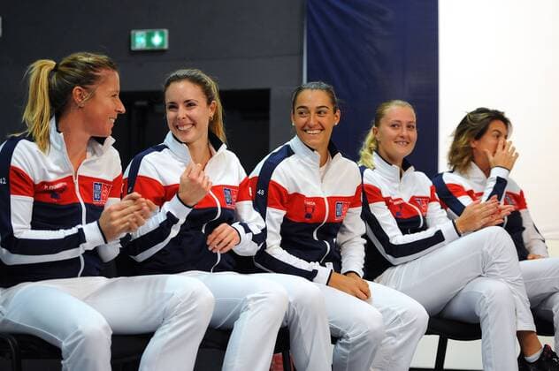 Fed Cup Fedcup - France vs Netherlands - Semi - 15 04 16 VirginieBouyer TennisMagazine Panoramic 
