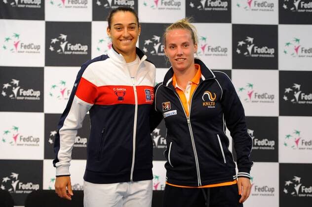Fed Cup Fedcup - France vs Netherlands - Semi - 15 04 16 VirginieBouyer TennisMagazine Panoramic 