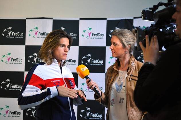 Fed Cup Fedcup - France vs Netherlands - Semi - 15 04 16 VirginieBouyer TennisMagazine Panoramic 