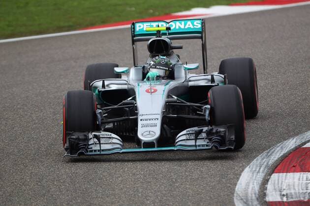 Formel 1, GP von China, Nico Rosberg gewinnt Qualifiying Chinese Grand Prix, Shanghai 14 - 17 April 2016 16.04.2016 - Qualifying, Nico Rosberg (GER) Mercedes AMG F1 W07 Hybrid 