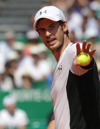 Bilder des Tages SPORT 16.04.2016. Monte Carlo, Monaco. Rolex Monte Carlo Masters Tennis. Andy Murray in action against Rafael Nadal as he loses in 3 sets in the Monte Carlo Masters semi-finale at the Monte-Carlo Country Club. xMICHAELxCULLENxINFO@IRISHIMAGES.x  ActionPlus11728548