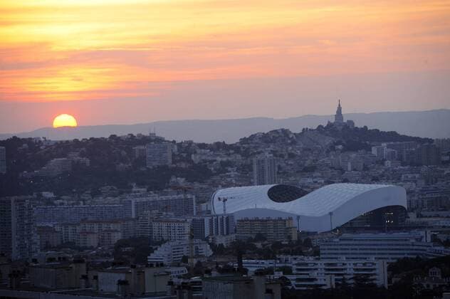 Stade Velodrome in Marseille - Spielstätte UEFA EURO EM Europameisterschaft Fussball 2016 2016 FOOTBALL : Stade Velodrome - EURO 2016 - Marseille- 16 04 2016 FranckPennant Panoramic 