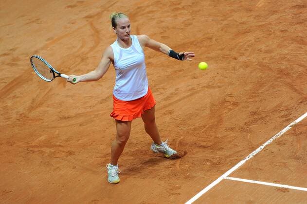 Nichel Hogenkamp (NLD) TENNIS : Fed Cup - FRA vs Niederlande - 16 04 16 TennisMagazine Panoramic 