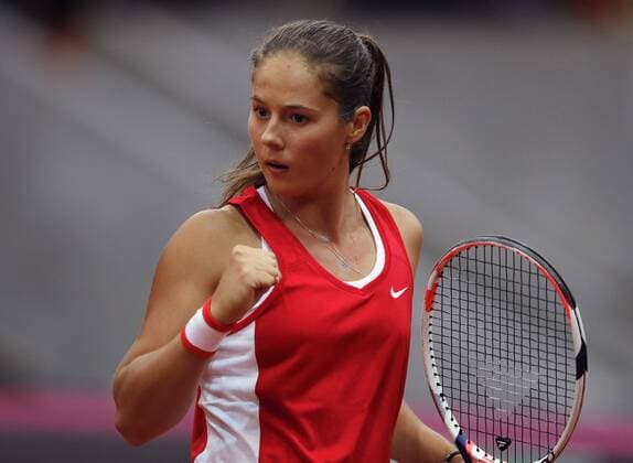 Fed Cup Moscow. RUS-BLR. Match 1 Darya Kasatkina(RUS)