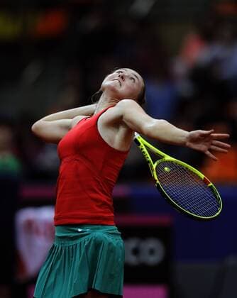 Fed Cup Moscow. RUS-BLR match 1