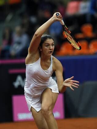 Fed Cup Moscow. RUS-BLR. Match 2 Margarita Gasparyan(RUS)