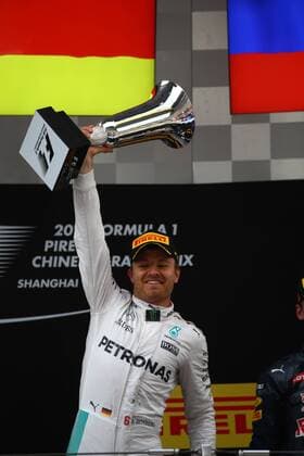 Chinese Grand Prix, Shanghai 14 - 17 April 2016 17.04.2016 - Race, Nico Rosberg (GER) Mercedes AMG F1 W07 Hybrid race winner 