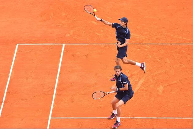 Pierre Hugues Herbert and Nicolas Mahut win the Monte Carlo Rolex Masters TENNIS : Monte Carlo 2016 - 17 04 2016 TennisMagazine Panoramic 