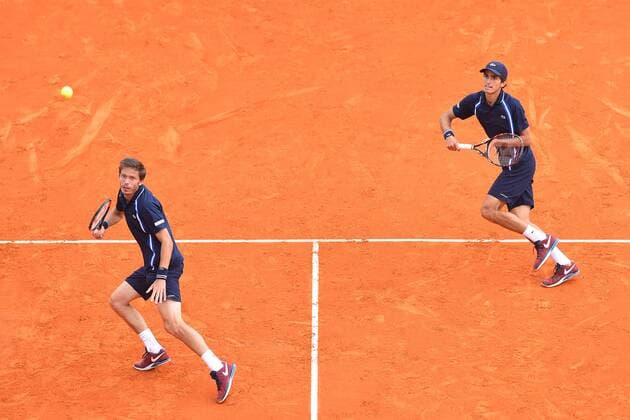 Pierre Hugues Herbert and Nicolas Mahut win the Monte Carlo Rolex Masters TENNIS : Monte Carlo 2016 - 17 04 2016 TennisMagazine Panoramic 