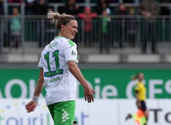 2-0 durch Alex Popp (Wolfsburg)