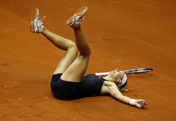 Belgian Yanina Wickmayer pictured after the women s tennis match between Belgian Yanina Wickmayer WTA Tennis Damen 42) and Serbian Aleksandra Krunic (WTA 120), game three of the World Group II Play-offs of the Fed Cup Europe Africa Group I, in Belgrade, Serbia, Sunday 17 April 2016. SRDJANxSTEVANOVIC  x04833705x