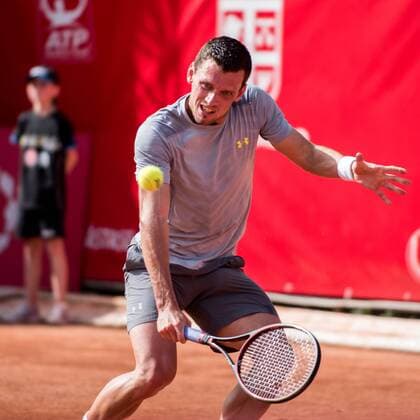 Tennis - ATP Tennis Herren 250 World Tour - ATP Tournament BRD Nastase Tiriac Trophy 2016 APR 2016 April 17, 2016: Tobias Kamke (GER) during the ATP Tournament BRD Nastase Tiriac Trophy 2016 at BNR Arenas in Bucharest, Romania ROU.