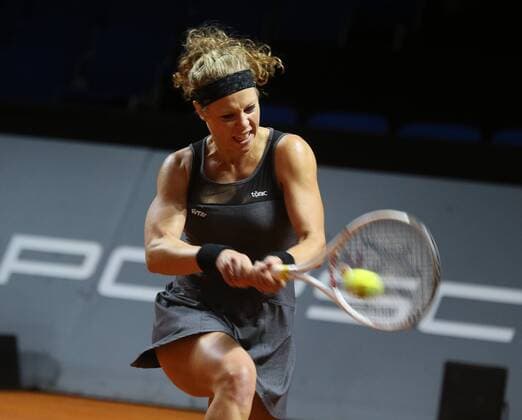 Porsche Tennis Grand Prix Stuttgart 18.04.2016 Deutschland Porsche Tennis Grand Prix Frauen Stuttgart Laura Siegemund (GER).