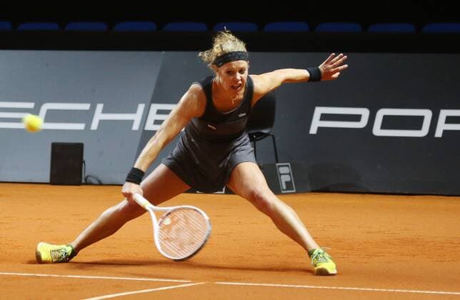 Porsche Tennis Grand Prix Stuttgart 18.04.2016 Deutschland Porsche Tennis Grand Prix Frauen Stuttgart Laura Siegemund (GER).