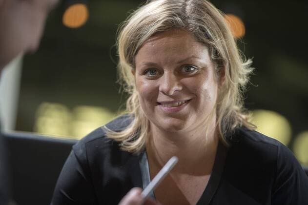 KIm Clijsters presente son nouveau partenariat avec Vita + TENNIS : KIm Clijsters presente son nouveau partenariat avec Vita + - Bree - 18 04 2016 Photonews 
