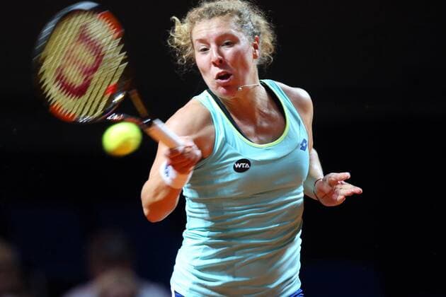 Stuttgart Anna-Lena Friedsam (GER), Porsche Tennis Grand Prix 2016, Damen Tennis,18.04.2016, Copyright: Langer Eibner-Pressefoto EP_HLR