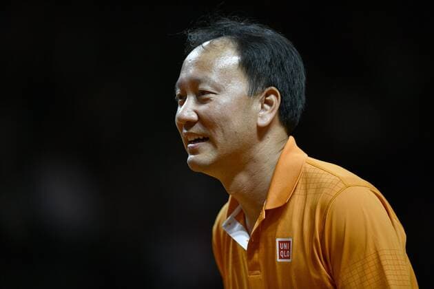 Michael Chang (USA) Berenberg Classics Showmatch Doppel Tennis Damen 18.04.2016 Porsche Tennis Grand Prix GP Stuttgart 2016 Porsche-Arena 16.04.-24.04.2016 Porsche Tennis Grand Prix Stuttgart 2016