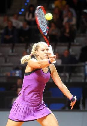 Porsche Tennis Grand Prix 2016 Deutschland, Stuttgart, 18.04.2016, Tennis, Porsche Tennis Grand Prix 2016, Stuttgart: Sabine Lisicki (GER).
