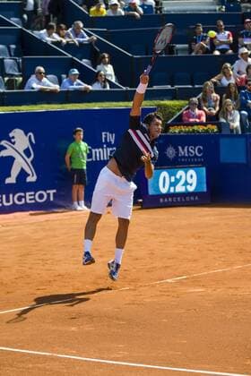 BARCELONA - April 18- SPAIN: Nicolas Almagro (ESP) during match between of the Open Banc Sabadell, 64 Trophy Conde de Godo, played on the RCT Barcelona 1899, on april 18, 2016. Photo: Mikel Trigueros Urbanandsport Cordon Press ---------------------------------- BARCELONA - Abril, 18 - ESPANA: Nicolas Almagro (ESP) durante el partido entre de la edicion 64 del Barcelona Open Banc Sabadell Trofeo Conde Godo, celebrada en el RCT Barcelona 1899, el 18 de Abril de 2016. Foto: Mikel Trigueros Urbanandsport Cordon Press  xMikelxTriguerosx xBARCELONA-OPEN-BANC-SABADELLx64-TROFEO-CONDE-GODOx