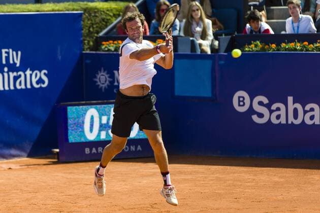 BARCELONA - April 18- SPAIN: Teymuraz Gabashvili (RUS) during match between of the Open Banc Sabadell, 64 Trophy Conde de Godo, played on the RCT Barcelona 1899, on april 18, 2016. Photo: Mikel Trigueros Urbanandsport Cordon Press ---------------------------------- BARCELONA - Abril, 18 - ESPANA: Teymuraz Gabashvili (RUS) durante el partido entre de la edicion 64 del Barcelona Open Banc Sabadell Trofeo Conde Godo, celebrada en el RCT Barcelona 1899, el 18 de Abril de 2016. Foto: Mikel Trigueros Urbanandsport Cordon Press  xMikelxTriguerosx xBARCELONA-OPEN-BANC-SABADELLx64-TROFEO-CONDE-GODOx