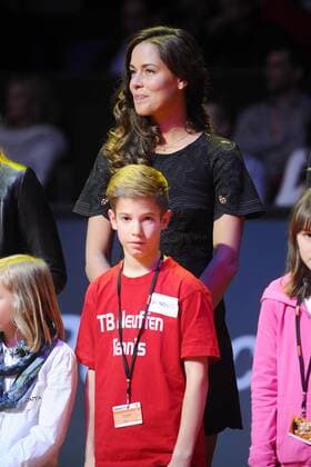 Tennis-Spielerin Ana Ivanovic anläßlich des WTA Tennis Damen Porsche Tennis Grand Prix am 18.04.2016 in der Porsche-Arena Stuttgart.