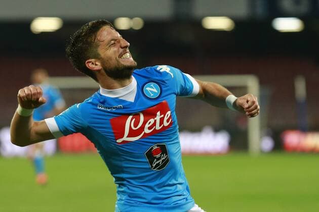 Dries Mertens Napoli,goal celebration Napoli 19-04-2016 Stadio San Paolo Football Calcio Serie A 2015 2016 Napoli - Bologna cesarexpurini