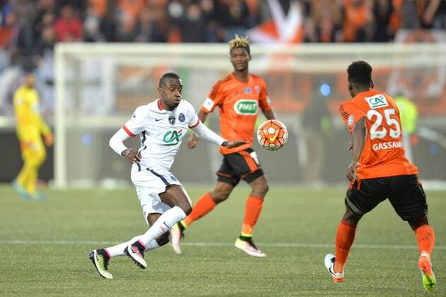 BLAISE MATUIDI (psg) FOOTBALL : Lorient vs Paris SG - Coupe de France - 19 04 2016 AnthonyBIBARD FEP 