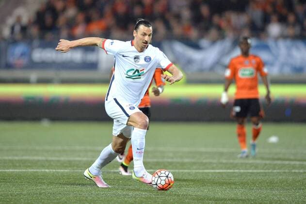 ZLATAN IBRAHIMOVIC (psg) FOOTBALL : Lorient vs Paris SG - Coupe de France - 19 04 2016 AnthonyBIBARD FEP 